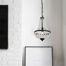 GobekUsa Iron Art Crystal Chandelier for Dining Room and Bedroom