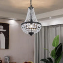 GobekUsa Iron Art Crystal Chandelier for Dining Room and Bedroom