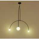 GobekUsa Iron Balance Chandelier: Scandinavian Post-Modern Living Room Pendant Lamp