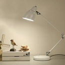 GobekUsa Iron Bell Shaped Industrial Table Lamp with Swing Arm for Study Room Desk