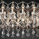 GobekUsa Iron Crystal LED Chandelier: 19th Century Style Kitchen Pendant Light