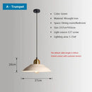 GobekUsa Iron Industrial Chandeliers, Nordic Pendant Light for Home, Retro Loft Hanging Lamps