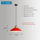 GobekUsa Iron Industrial Chandeliers, Nordic Pendant Light for Home, Retro Loft Hanging Lamps