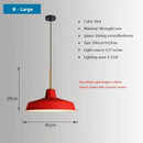 GobekUsa Iron Industrial Chandeliers, Nordic Pendant Light for Home, Retro Loft Hanging Lamps