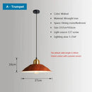 GobekUsa Iron Industrial Chandeliers, Nordic Pendant Light for Home, Retro Loft Hanging Lamps