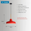 GobekUsa Iron Industrial Chandeliers, Nordic Pendant Light for Home, Retro Loft Hanging Lamps