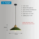 GobekUsa Iron Industrial Chandeliers, Nordic Pendant Light for Home, Retro Loft Hanging Lamps