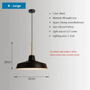 GobekUsa Iron Industrial Chandeliers, Nordic Pendant Light for Home, Retro Loft Hanging Lamps