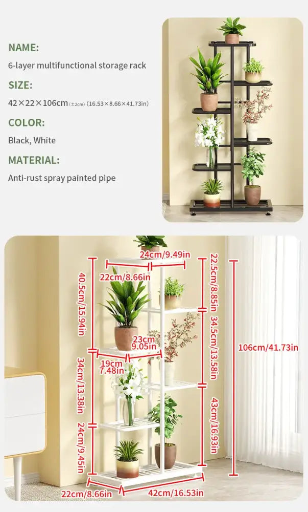 GobekUsa Iron Plant Stand for Multiple Pots, photo 17 of 24