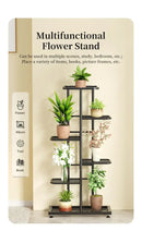 GobekUsa Iron Plant Stand for Multiple Pots