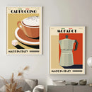 GobekUsa Italian Coffee Wall Art Canvas Print