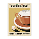 GobekUsa Italian Coffee Wall Art Canvas Print