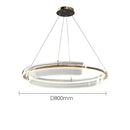 GobekUsa Italian Minimalist Chandelier for Living Room, Bedroom, and Dining Room
