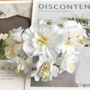Decorbites ivory flower cherry stamen berries wedding decor living room by Decorbites