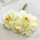 Decorbites ivory flower cherry stamen berries wedding decor living room by Decorbites
