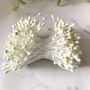 Decorbites ivory flower cherry stamen berries wedding decor living room by Decorbites