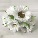 Decorbites ivory flower cherry stamen berries wedding decor living room by Decorbites