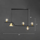 GobekUsa Ivory Glass Island Pendant Light: Geometric, Contemporary Hanging Fixture for Restaurants