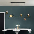 GobekUsa Ivory Glass Island Pendant Light: Geometric, Contemporary Hanging Fixture for Restaurants