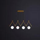 GobekUsa Ivory Glass Minimalist Ball Suspension Light - Creative Island Fixture