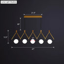 GobekUsa Ivory Glass Minimalist Ball Suspension Light - Creative Island Fixture
