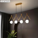 GobekUsa Ivory Glass Minimalist Ball Suspension Light - Creative Island Fixture