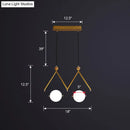 GobekUsa Ivory Glass Minimalist Ball Suspension Light - Creative Island Fixture