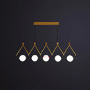 GobekUsa Ivory Glass Minimalist Ball Suspension Light - Creative Island Fixture