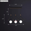 GobekUsa Ivory Glass Minimalist Ball Suspension Light - Creative Island Fixture