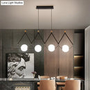 GobekUsa Ivory Glass Minimalist Ball Suspension Light - Creative Island Fixture