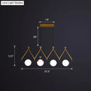 GobekUsa Ivory Glass Minimalist Ball Suspension Light - Creative Island Fixture
