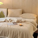 GobekUsa Jacquard Lamb Wool Double-Layer Blanket for Cozy Comfort & Style