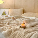 GobekUsa Jacquard Lamb Wool Double-Layer Blanket for Cozy Comfort & Style