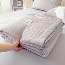 GobekUsa Jacquard Summer Cool Blanket: Light & Breathable Comforter for Double & Single Beds