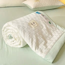 GobekUsa Jacquard Summer Cool Blanket: Light & Breathable Comforter for Double & Single Beds