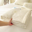 GobekUsa Jacquard Summer Cool Blanket: Light & Breathable Comforter for Double & Single Beds