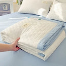GobekUsa Jacquard Summer Cool Blanket: Light & Breathable Comforter for Double & Single Beds