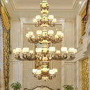 GobekUsa Jade Chandelier: Stylish Chinese Zen Living Room Lamp for Duplex Building by Guangdong Zhongshan