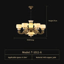 GobekUsa Jade Chandelier: Stylish Chinese Zen Living Room Lamp for Duplex Building by Guangdong Zhongshan