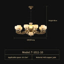 GobekUsa Jade Chandelier: Stylish Chinese Zen Living Room Lamp for Duplex Building by Guangdong Zhongshan