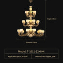 GobekUsa Jade Chandelier: Stylish Chinese Zen Living Room Lamp for Duplex Building by Guangdong Zhongshan