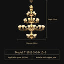 GobekUsa Jade Chandelier: Stylish Chinese Zen Living Room Lamp for Duplex Building by Guangdong Zhongshan