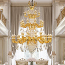 GobekUsa Jade Crystal Chandelier - Elegant European Style Living Room Lighting