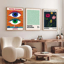 GobekUsa Japanese Abstract Art Canvas Print for Home Décor