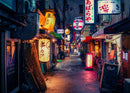 GobekUsa Japanese City Landscape Canvas Wall Art