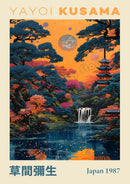 GobekUsa Japanese Geometric Mountain Landscape Exhibition Canvas Art
