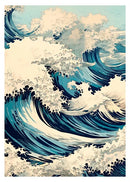 GobekUsa Japanese Hokusai Art Poster Print on Canvas