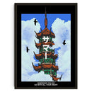 GobekUsa Japanese Koi Cat Canvas Wall Art