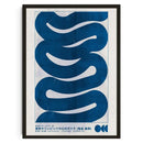 Japanese koi cat blue octopus everything is confusing living room art