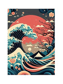 GobekUsa Japanese Nature Landscape Canvas Wall Art